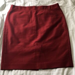JCrew Number 2 Pencil Skirt in Double-Serge Cotton